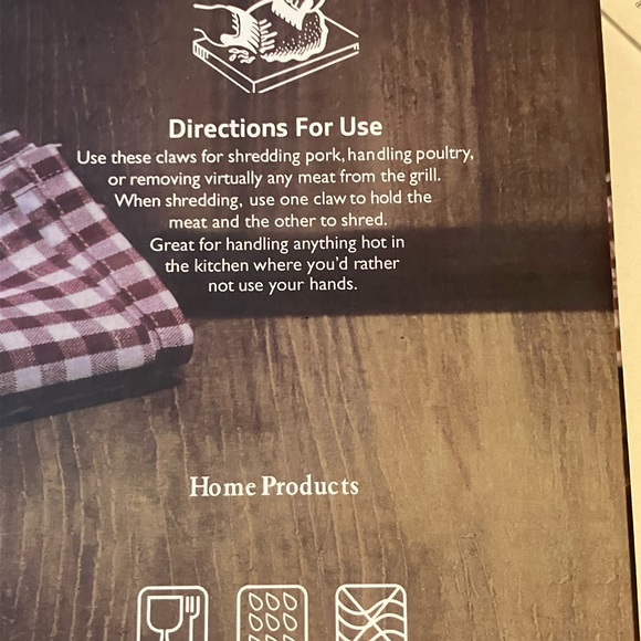 Set of 2 BBQ Meat Claws , Pork Shredder and handler, Essential for BBQ Pros - Picture 4 of 4